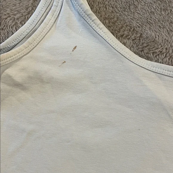 The North Face Women's Cream/light blue tank top - Picture 2 of 4